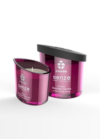 ⁨Swede Senze Ecstatic Świeca do masażu 150 ml, jaśmin & ylang ylang⁩ w sklepie Wasserman.eu