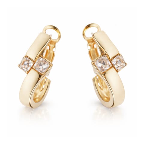 ⁨Elegant earrings with zirconia (P8026AU)⁩ at Wasserman.eu