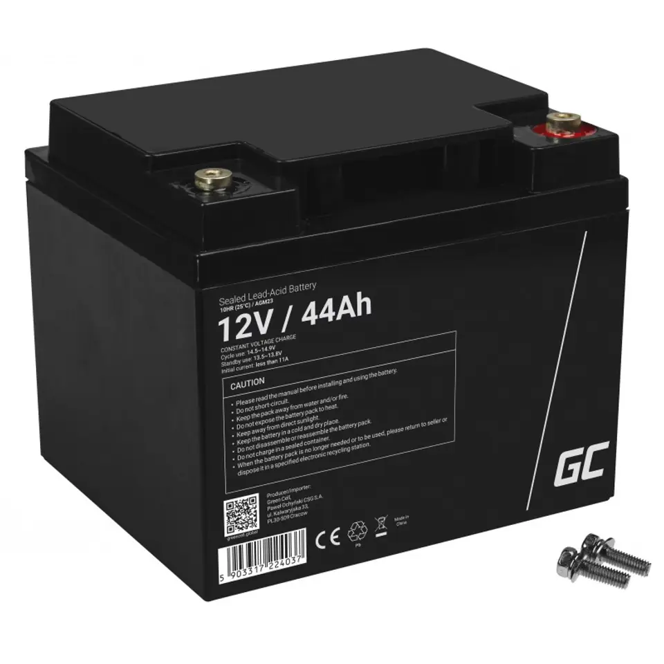 ⁨Green Cell AGM23 UPS battery Sealed Lead Acid (VRLA) 12 V 44 Ah⁩ at Wasserman.eu