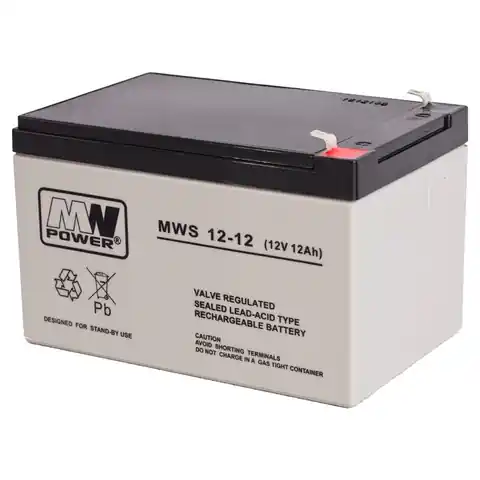 ⁨Akumulator MPL MWS 12-12⁩ w sklepie Wasserman.eu