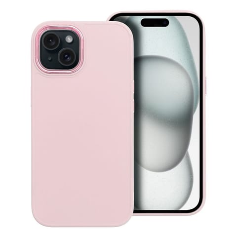 ⁨Futerał FRAME do IPHONE 15 pudrowy róż⁩ w sklepie Wasserman.eu