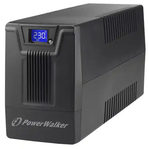 ⁨POWER WALKER UPS LINE-IN VI 600 SCL FR (2X PL 230V, RJ11/45 IN/OUT, USB, LCD)⁩ w sklepie Wasserman.eu