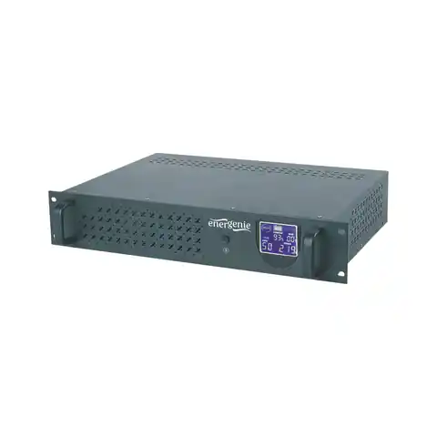 ⁨Gembird - Ups rack 19'' 3.4u 1500va, 4xiec 230v out, iec14 in,rj11, usb, lcd Line-Interactive 1.5 kVA 900 W 4 AC outlet(s)⁩ at Wasserman.eu