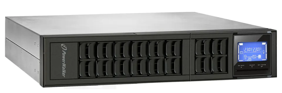 ⁨Zasilacz UPS POWER WALKER VFI 1000 CRM LCD (1000VA)⁩ w sklepie Wasserman.eu