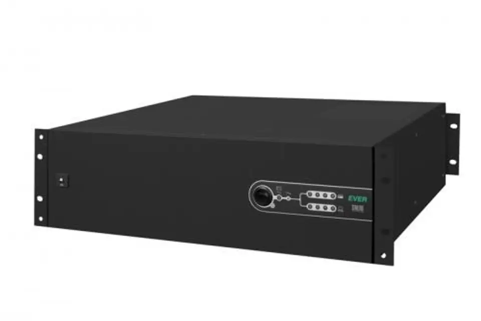 ⁨Ever SINLINE 2000 (2000VA/1300W, AVR, 6x IEC, 19" 3U) Black⁩ at Wasserman.eu