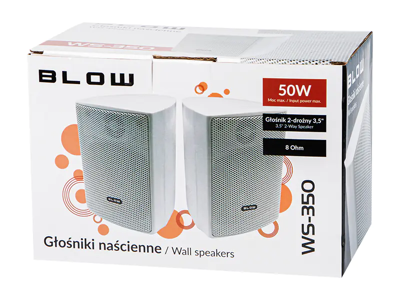Głośn. naścienny 95x130x115 3,5" WS-350 w sklepie Wasserman.eu