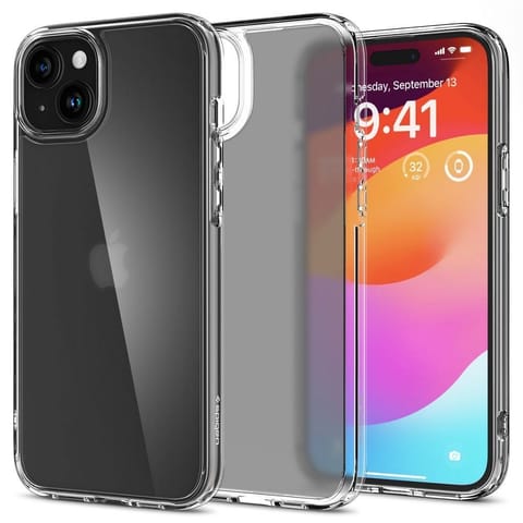 ⁨SPIGEN futerał ULTRA HYBRID do IPHONE 15 frost clear⁩ w sklepie Wasserman.eu