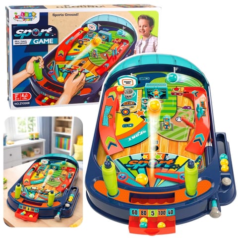 ⁨Gra Zręcznościowa Stołowa Flipper Dla Dzieci 12 Piłek⁩ w sklepie Wasserman.eu