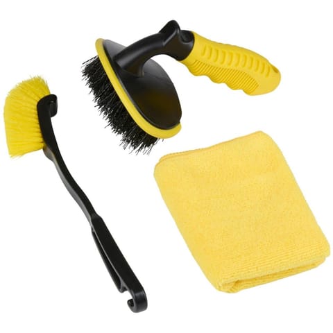 ⁨ZESTAW DO CZYSZCZENIA ROWERU 2 SZCZOTKI ŚCIERECZKA DUNLOP⁩ w sklepie Wasserman.eu