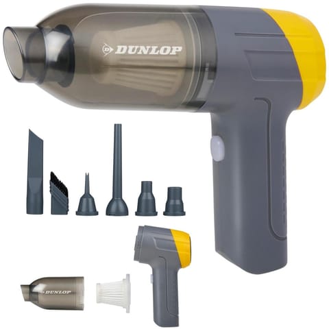 ⁨ODKURZACZ SAMOCHODOWY Z FUNKCJĄ DMUCHANIA 5 KOŃCÓWEK 36W DUNLOP⁩ w sklepie Wasserman.eu