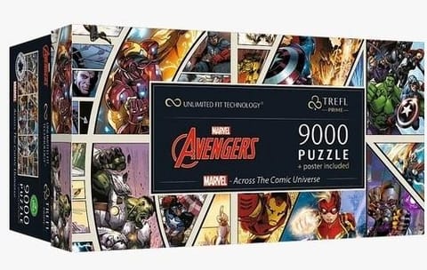 ⁨Puzzle 9000 pieces Marvel Across the Comic Universe⁩ at Wasserman.eu