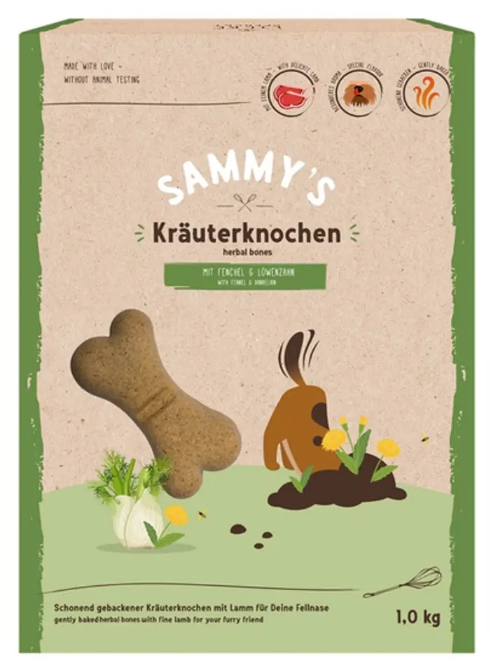 ⁨BOSCH Sammy's Herbal Bone - Dog treat - 1 kg⁩ at Wasserman.eu