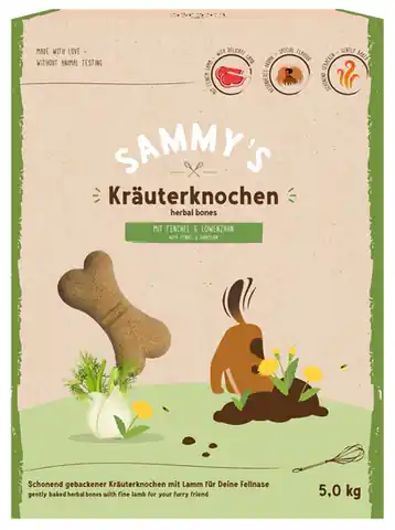 ⁨Sammy's Herbal Bone - kostki ziołowe 5kg⁩ w sklepie Wasserman.eu