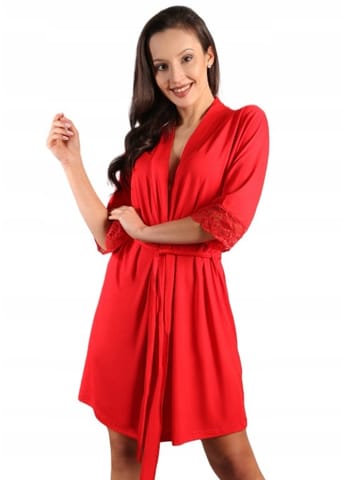 ⁨BATHROBE FUNNY DAY VENUS (Red, Size S (36))⁩ at Wasserman.eu