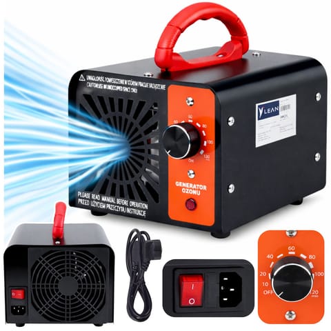 ⁨Generator Ozonu LEAN Ozonator 155W 60000mg Timer 120 min⁩ w sklepie Wasserman.eu
