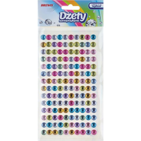 ⁨Dżety mix kolorów DS70 6mm 140szt. BREWIS⁩ w sklepie Wasserman.eu