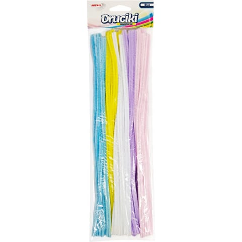 ⁨Druciki kreatywne DR32 pastelowe 2 mix kol. 40szt. BREWIS⁩ w sklepie Wasserman.eu