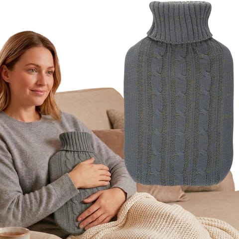 ⁨TERMOFOR GUMOWY W POKROWCU ALPINA 1,7L SZARY⁩ w sklepie Wasserman.eu