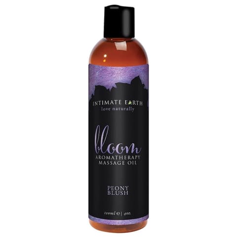 ⁨Intimate Earth Bloom Olejek do masażu piwonia 120 ml naturalny⁩ w sklepie Wasserman.eu
