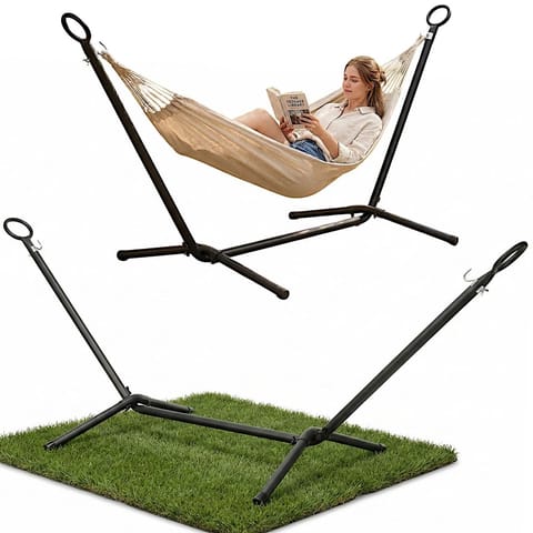 ⁨STELAŻ STOJAK DO HAMAKA METALOWY 300x120x94CM⁩ w sklepie Wasserman.eu