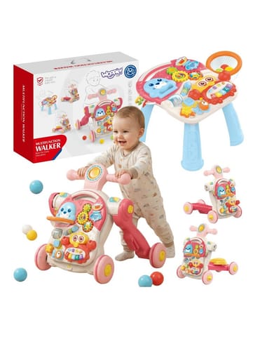 ⁨WOOPIE BABY Pchacz Chodzik Stolik Edukacyjny Hulajnoga Jeździk 4w1⁩ w sklepie Wasserman.eu