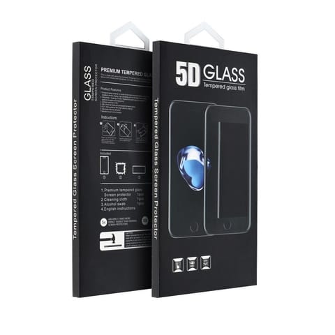 ⁨5D Tempered Glass Xiaomi Redmi 9T Full Glue black⁩ at Wasserman.eu