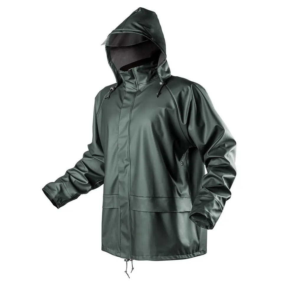 ⁨Rain jacket PU/PVC, EN 343, size L⁩ at Wasserman.eu