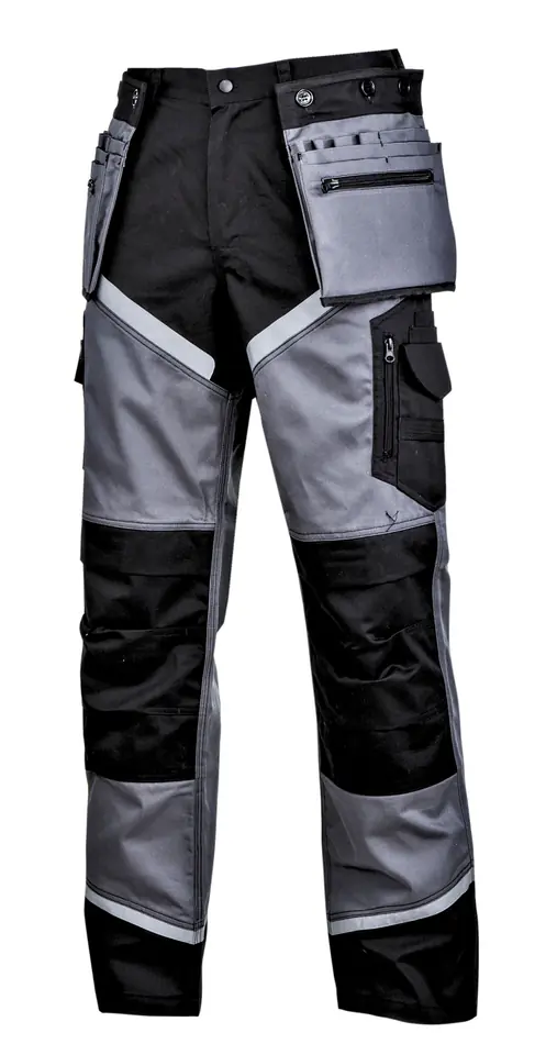⁨Pants black and gray with stripes reflective., "s", ce, lahti⁩ at Wasserman.eu