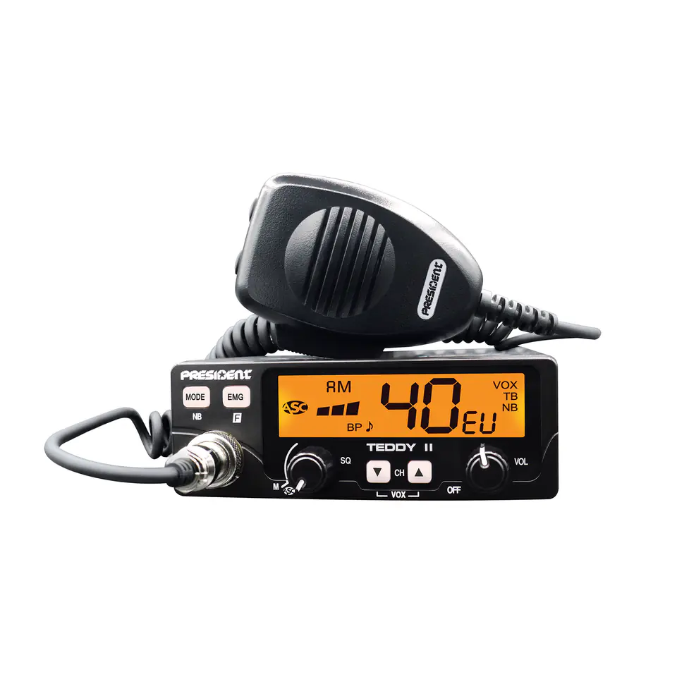 Radio CB PRESIDENT TEDDY II ASC VOX w sklepie Wasserman.eu