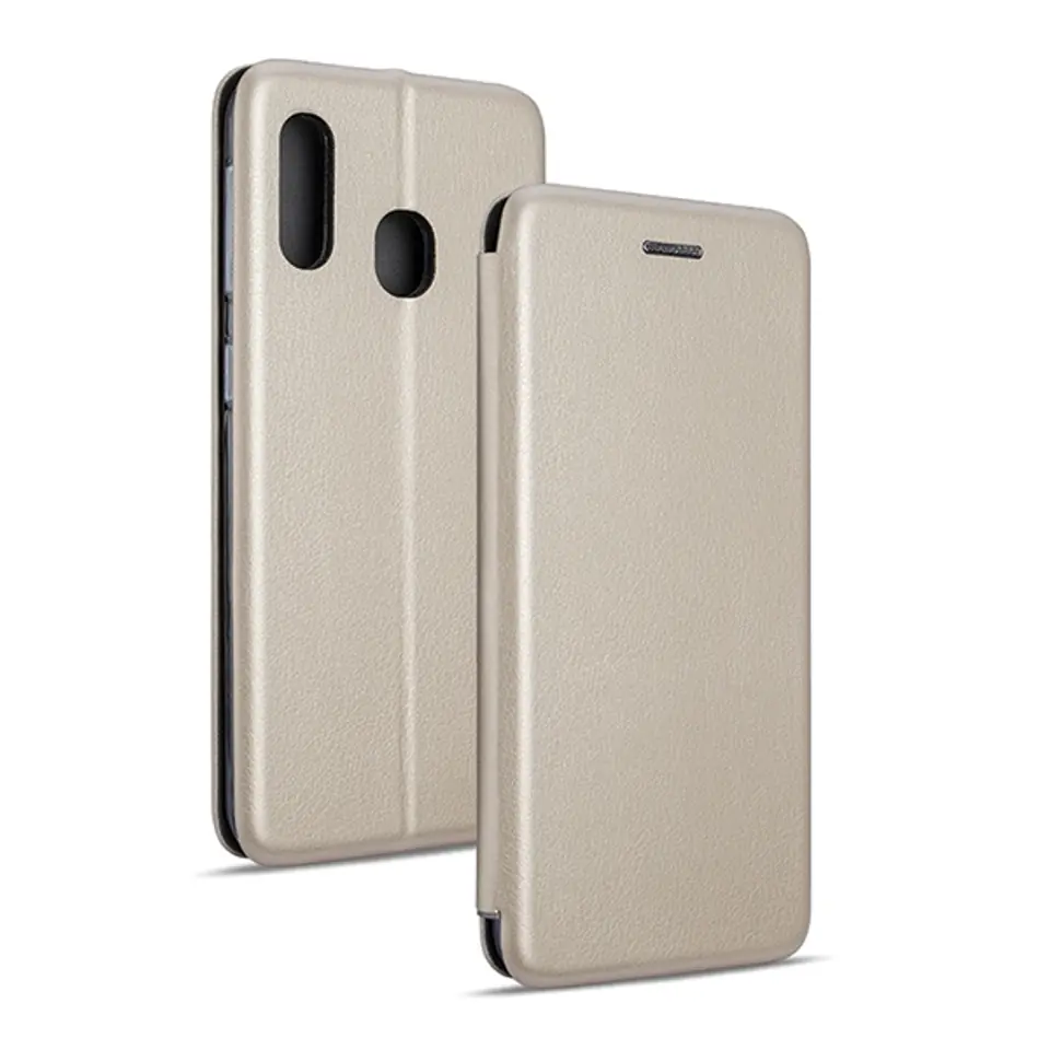 ⁨Beline Case Book Magnetic Samsung A20e A202 gold/gold⁩ at Wasserman.eu