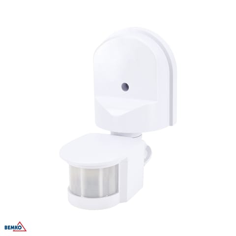 ⁨Czujnik ruchu PIR 1200W 180* biały⁩ w sklepie Wasserman.eu