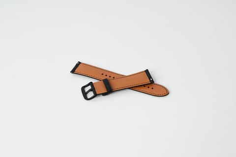 ⁨Sk&oacute;rzany pasek Amazfit, klasyczny, szerokość 22 mm, długość 166-230mm - czarny⁩ w sklepie Wasserman.eu