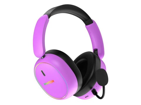 ⁨Słuchawki dla graczy Hator Phoenix 2 Wireless bezprzewodowe fioletowe⁩ w sklepie Wasserman.eu