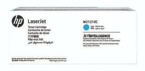 ⁨HP oryginalny toner W2121XC, HP 212XC, cyan, 10000s, produkt kontraktowy⁩ w sklepie Wasserman.eu