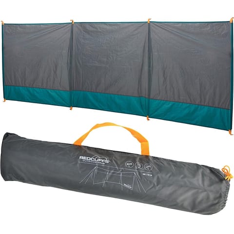 ⁨PARAWAN PLAŻOWY 4x1,4M W POKROWCU SZARY REDCLIFFS⁩ w sklepie Wasserman.eu