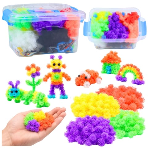 ⁨Zestaw Kreatywny DIY Klocki Rzepy Konstrukcyjne Edukacyjne 836 el.⁩ w sklepie Wasserman.eu