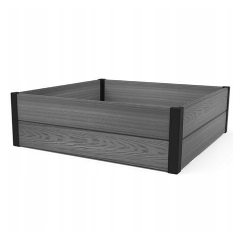 ⁨Obrzeże ogrodowe Keter Maple, Tworzywo sztuczne, Kolor szary, Wymiary 106x106x32, Odporne na warunki atmosferyczne, 249298⁩ w sklepie Wasserman.eu