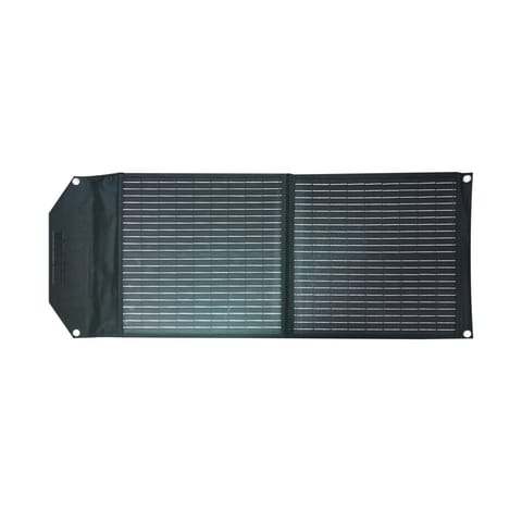 ⁨Składany (na 2) panel fotowoltaiczny 50W 18V MONO ETFE + USB 5V3A + USB-C 3A⁩ w sklepie Wasserman.eu