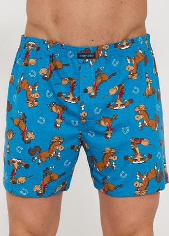 ⁨BOKSERKI CORNETTE CLASSIC CL-001/191 (kolor niebieski, rozmiar XXL)⁩ w sklepie Wasserman.eu