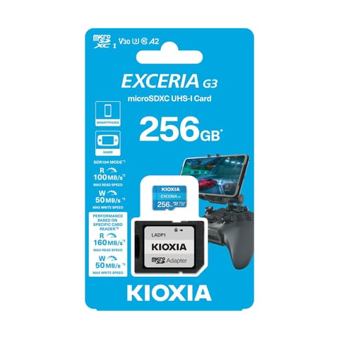 ⁨Karta pamięci microSD 256 GB UHS-I U1 Kioxia z adapterem⁩ w sklepie Wasserman.eu