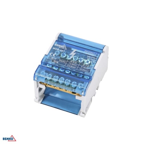 ⁨Blok rozdzielczy 30 zacisków 2x15 (11x5.3mm + 2x7.5mm + 2x9.1mm)⁩ w sklepie Wasserman.eu