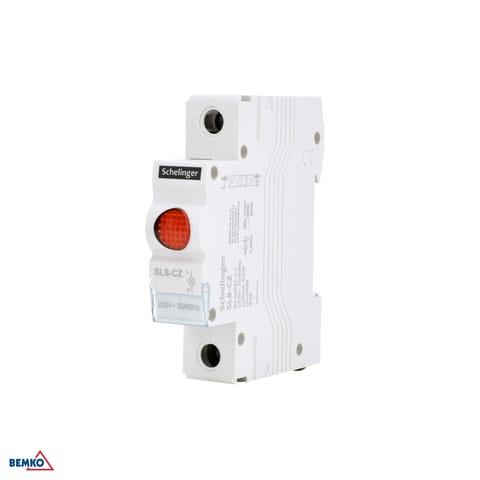 ⁨Lampka sygnalizacyjna LED SL8 niebieska SCHELINGER⁩ w sklepie Wasserman.eu