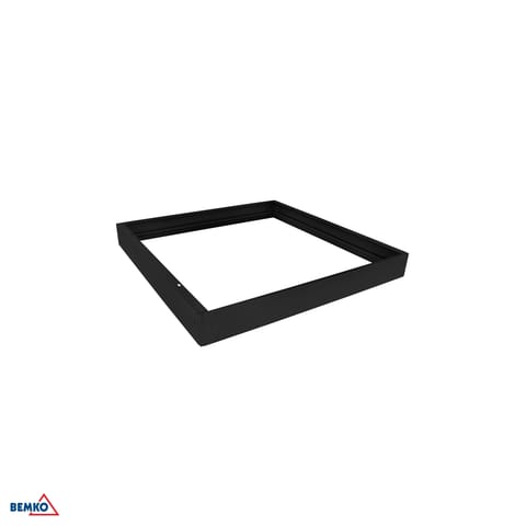 ⁨Ramka montażowa do panelu LED 60x60 czarna ECO⁩ w sklepie Wasserman.eu