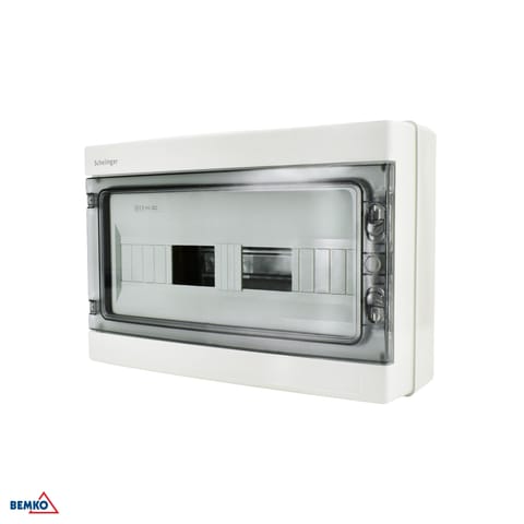 ⁨Rozdzielnica natynkowa hermetyczna IP65 ZACISKI 24N+24PE 2x12P⁩ w sklepie Wasserman.eu