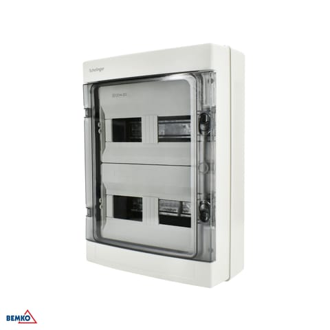 ⁨Rozdzielnica natynkowa hermetyczna IP65 ZACISKI 24N+24PE 2x12P⁩ w sklepie Wasserman.eu