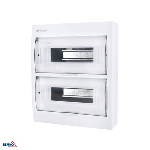 ⁨Rozdzielnica natynkowa IP40 ZACISKI 24N+24PE 2x12P⁩ w sklepie Wasserman.eu