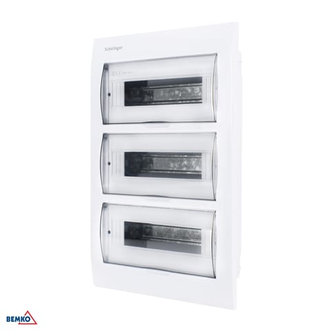 ⁨Rozdzielnica podtynkowa IP40 ZACISKI 36N+36PE 3x12P⁩ w sklepie Wasserman.eu