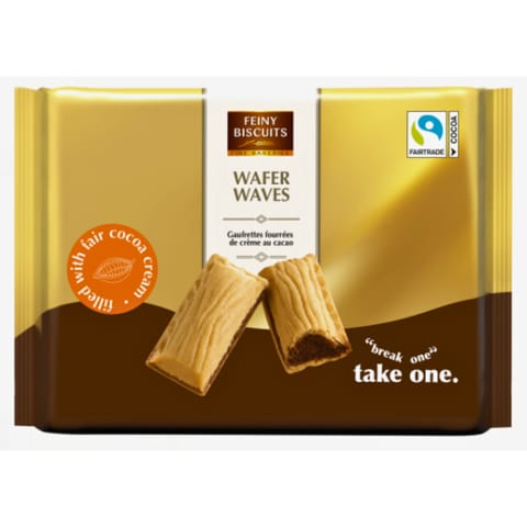 ⁨Feny Biscuits Wafer Waves Wafle z Kremem Kakaowym 300g⁩ w sklepie Wasserman.eu