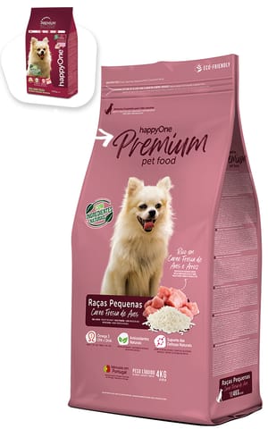 ⁨Happyone Small Breeds Poultry Fresh Meat dla ras małych 4kg⁩ w sklepie Wasserman.eu
