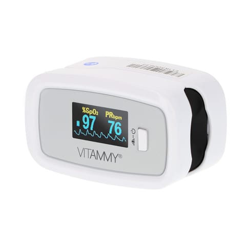 ⁨VITAMMY SAT+ Pulsoksymetr napalcowy, ekran obrotowy TFT, wzmocniona obudowa⁩ w sklepie Wasserman.eu